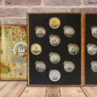 Colección completa de monedas de plata historia de la navegación. cARTEm COINS